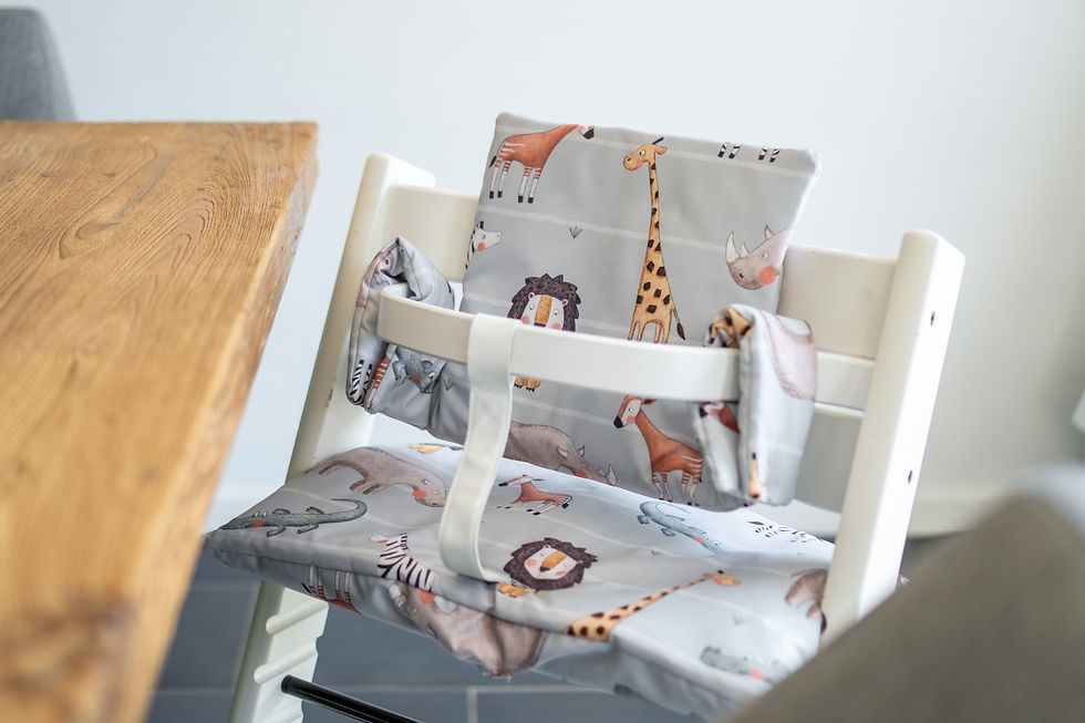 Miniaturbild: beschichtetes Sitzkissen Set f. den STOKKE ® Tripp Trapp ® aus Eigenproduktion