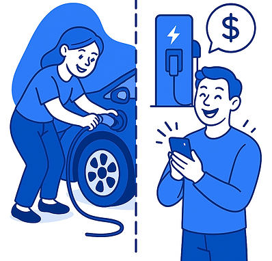 Punto de Recarga de Vehículo Eléctrico