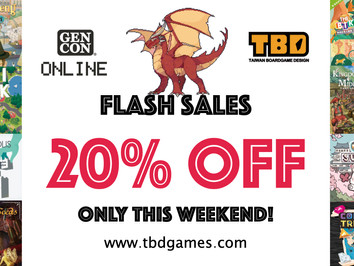 GenCon Online Flash Sales!