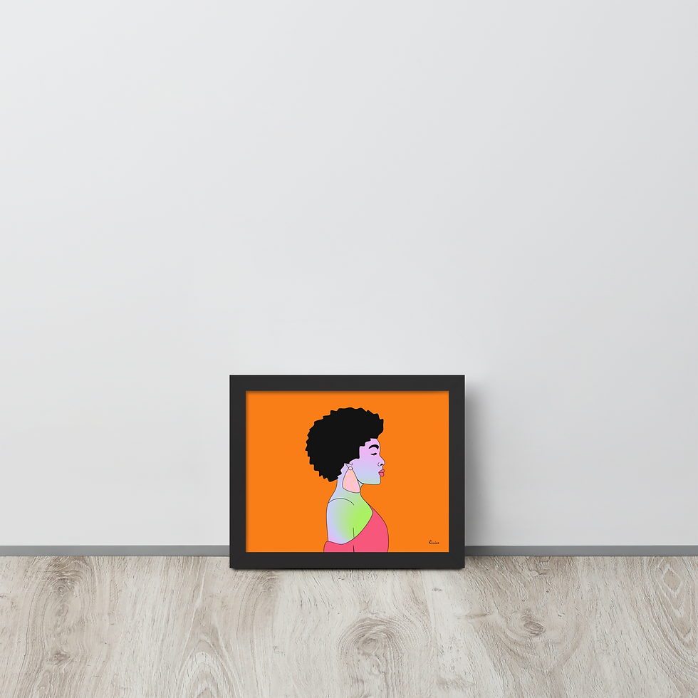 Thumbnail: Got the Power Girl Framed Art Print