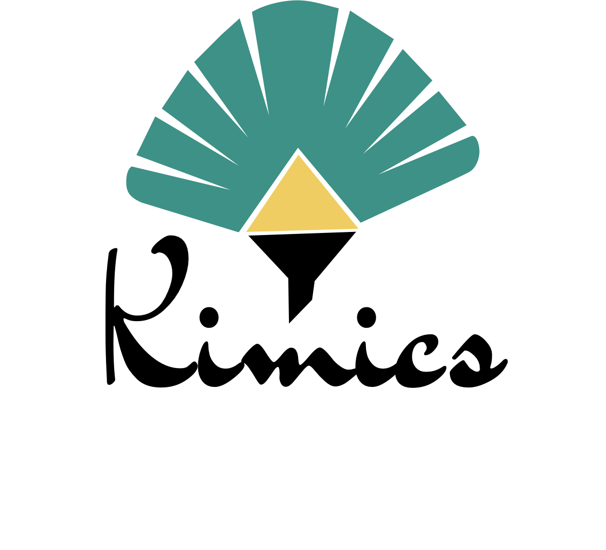 Kimics Logo with Japanese Fan