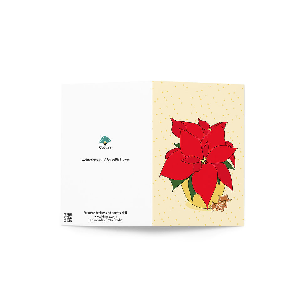 Thumbnail: Weihnachtsstern / Poinsettia Flower - Gift Card