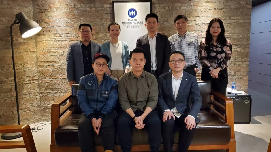 上海市電影發⾏放映⾏業協會⼀⾏拜訪澳⾨影業協會