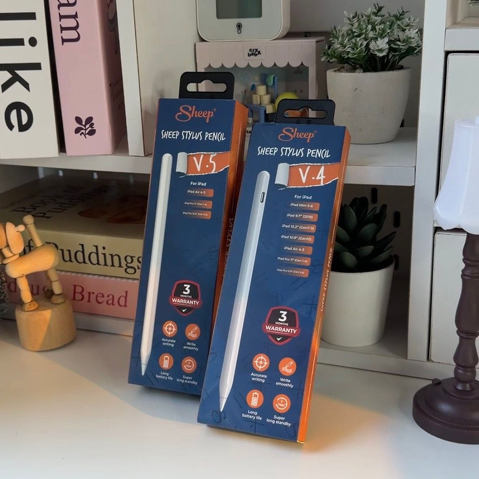 อัปเดต! เปรียบเทียบปากกาไอแพด Stylus V.4 และ V.5 จาก SHEEP ต่างกันยังไง รุ่นไหนเหมาะกับใครบ้าง? 🧡