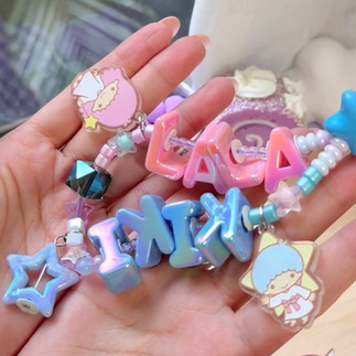 เคส little twin stars sanrio phone case ซานริโอ้ ฝาแฝด kiki lala ลิตเติลทวินสตาร์ ของแท้ ลิขสิทธิ์แท้ สีม่วง ดวงดาว phone accessories ใช้คู่ charm แบรนด์ applesheep sheep ลายน่ารัก เคสลิตเติ้ลทวินสตาร์