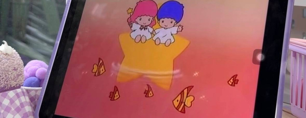 เคส little twin stars sanrio case ซานริโอ้ ฝาแฝด kiki lala ลิตเติลทวินสตาร์ ของแท้ ไอแพด ipad ลิขสิทธิ์แท้ สีม่วง ดวงดาว แบรนด์ applesheep sheep ลายน่ารัก เคสลิตเติ้ลทวินสตาร์ กันกระแทก