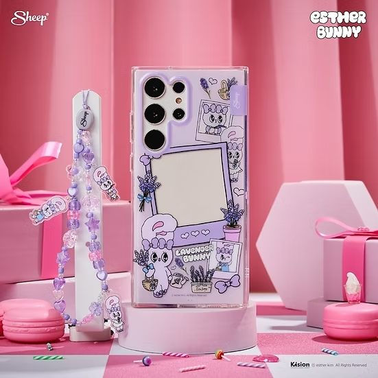 เคส samsung สีพาสเทล ลายน่ารัก ซิลิโคน กระต่าย เอสเธอร์ บันนี่ esther bunny ม่วง กันกระแทก magsafe case ซัมซุง pastel ลิขสิทธิ์แท้