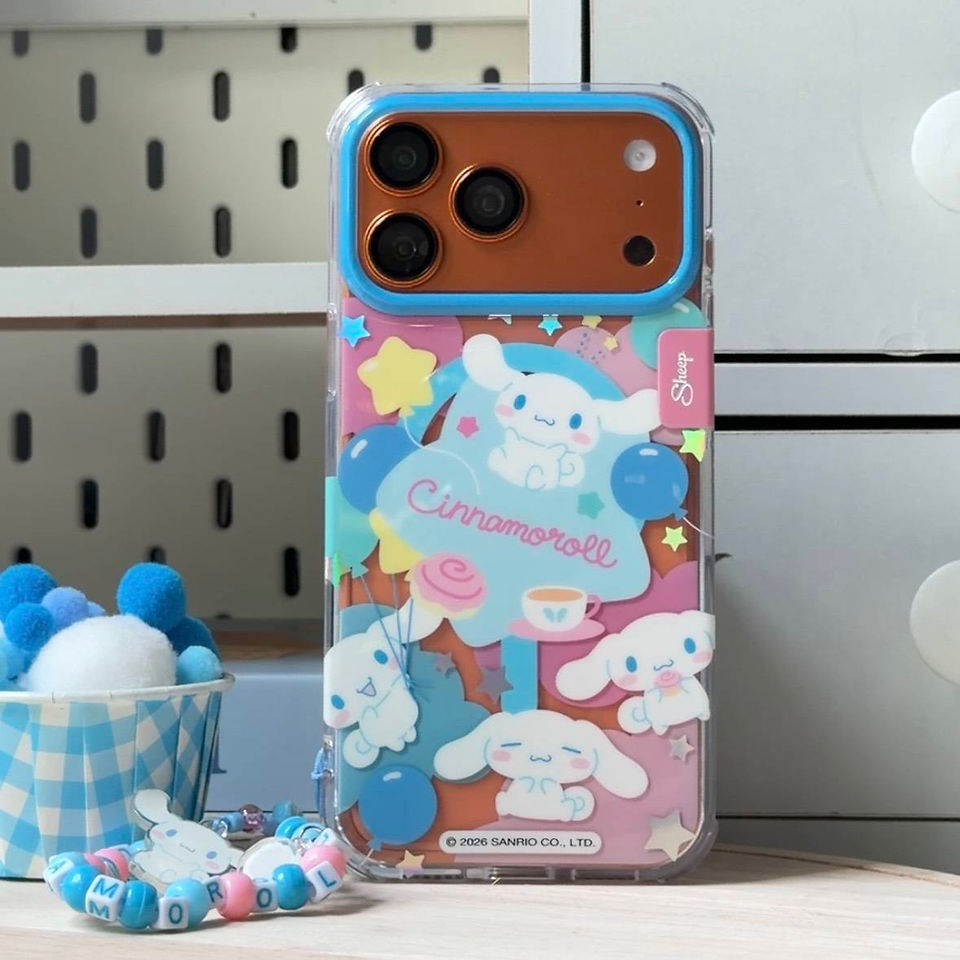 เคส cinnamoroll sanrio phone case ซานริโอ้ ซินนามอนโรล ซินนาม่อน ชินนาม่อน ของแท้ โทรศัพท์ มือถือ ไอโฟน iphone ลิขสิทธิ์แท้ สีฟ้า ชมพู magsafe ลายน่ารัก 17 pro max silver เติ้ล เฟิร์สวัน tle firstone