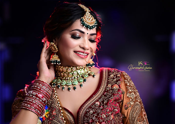 Mesmerising bridal makeup