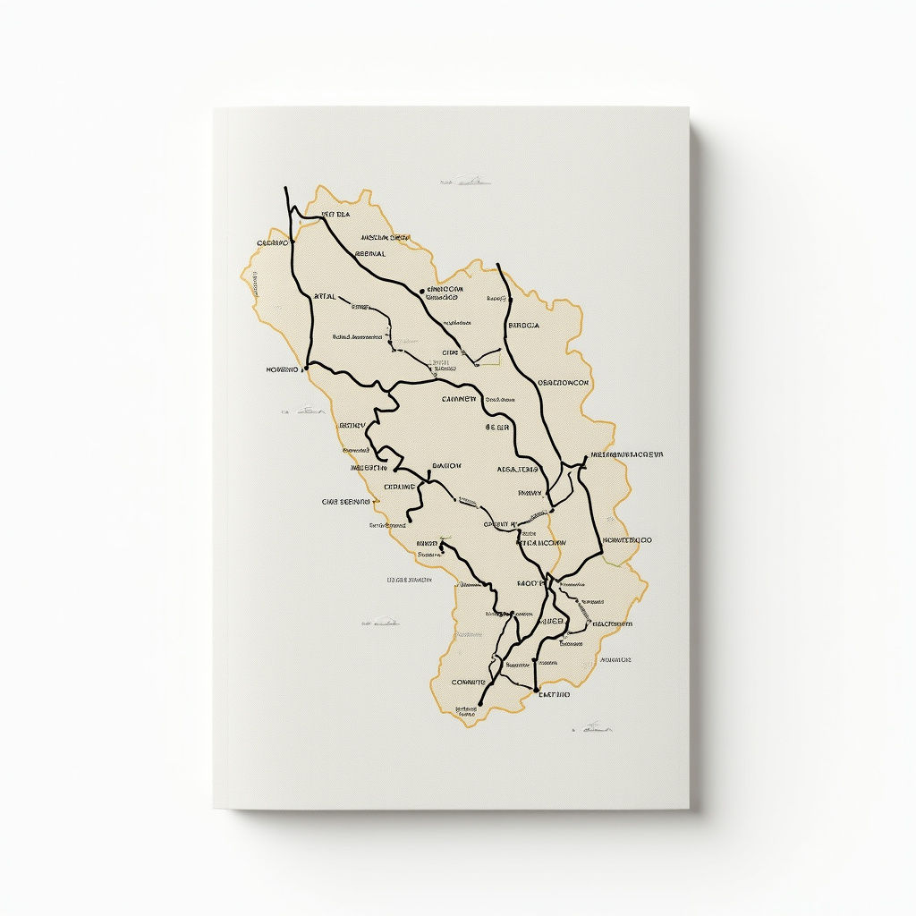 Cartina Illustrata Sentieri