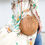 Miniatura: Bolso Bali rattan, color natural, cierre lazo
