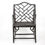 Miniatura: sillon con brazos rattan negro