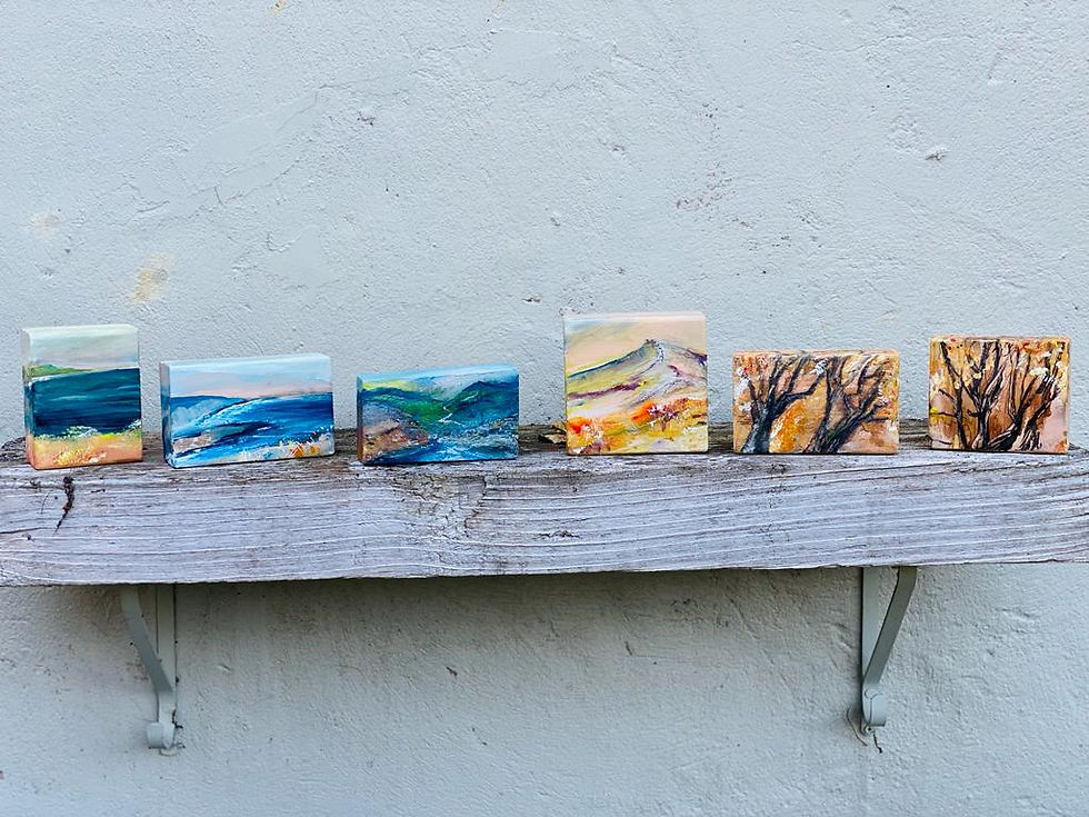 Thumbnail: Painted Solid Wood Blocks, inc UK p&p*