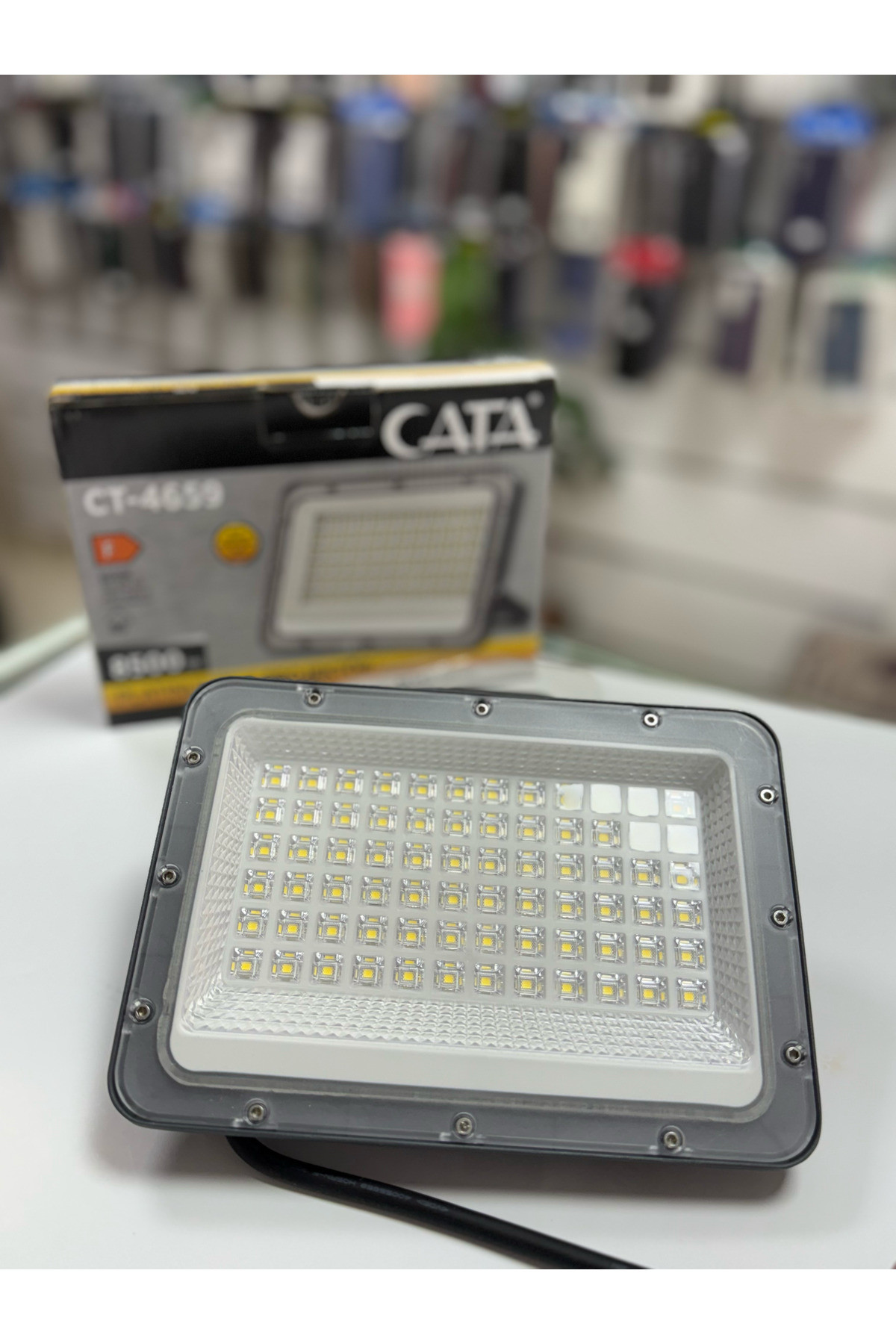 CT-4659 100W Beyaz I��k Led Projekt�r