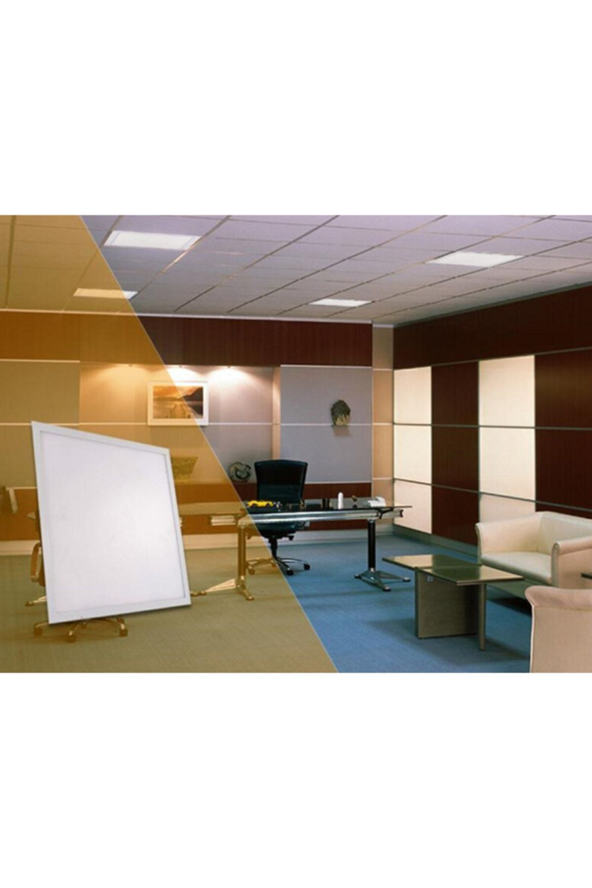 50 W Led Panel Armat�r Ct-5281 - Beyaz I��k Kasa Dahil