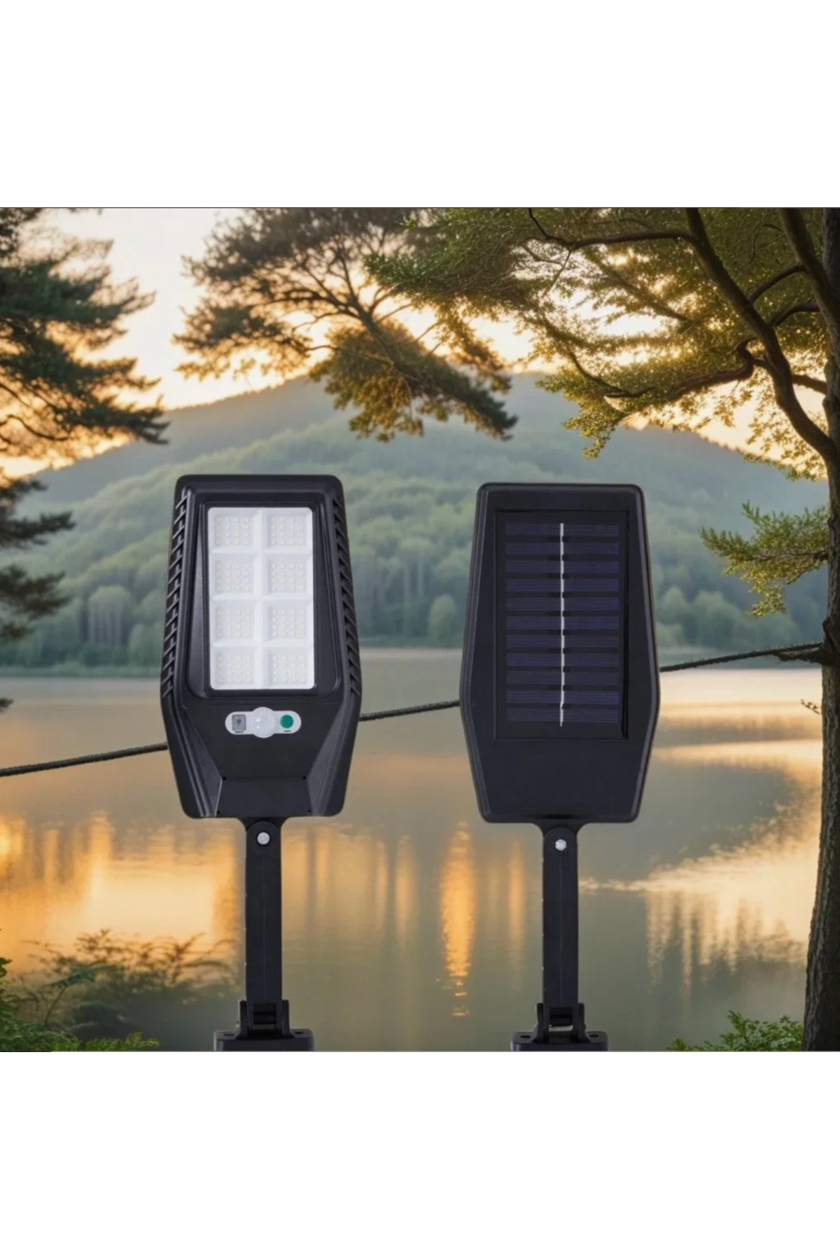 G�NE� ENERJ�L� Solar Sokak Armat�r� LAMBASI 40W Beyaz Isik CT-4693