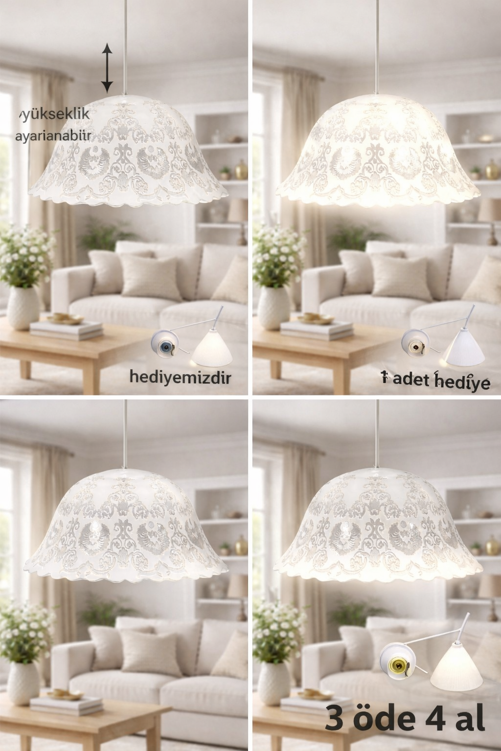 Tekli Orjinal cam tijli 4 al 3 öde