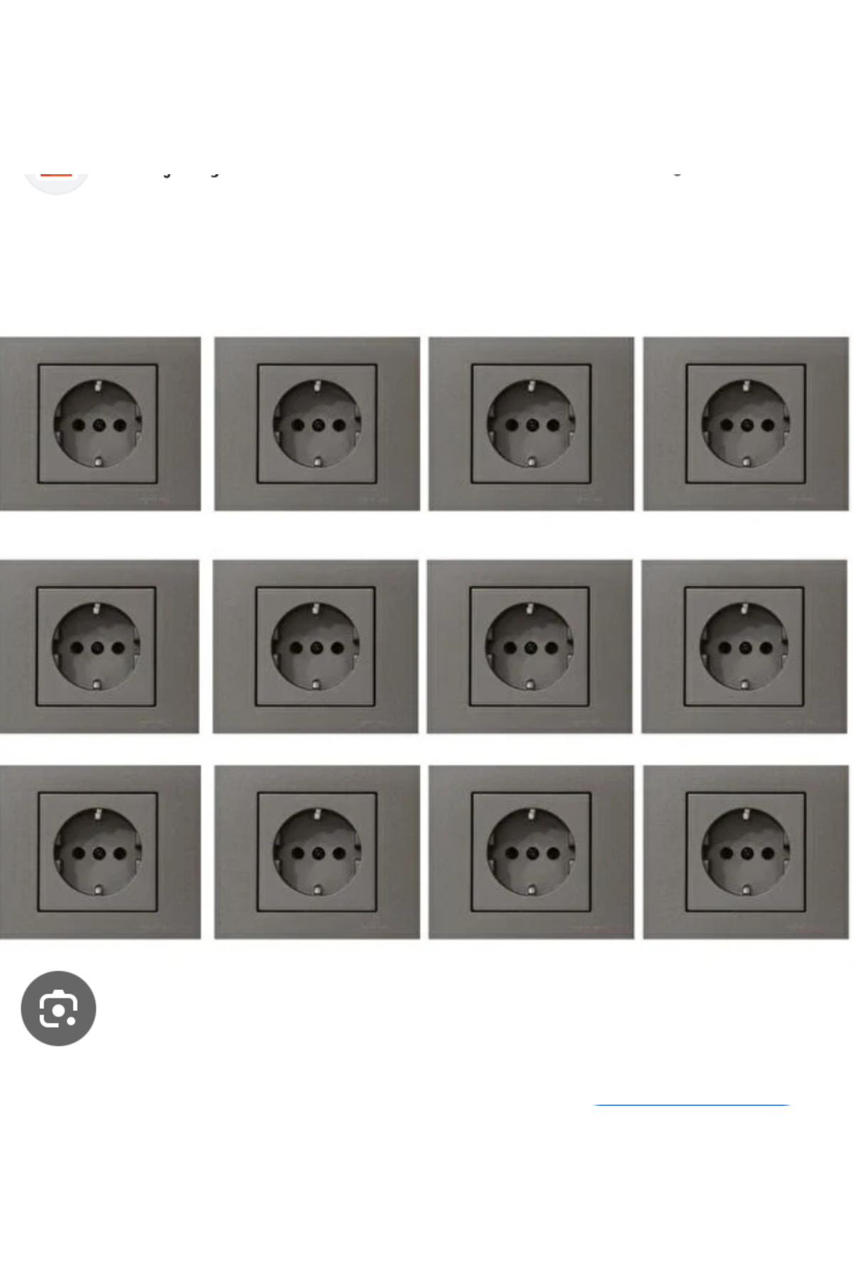 grano antrasit Toprakl� priz 12 adet