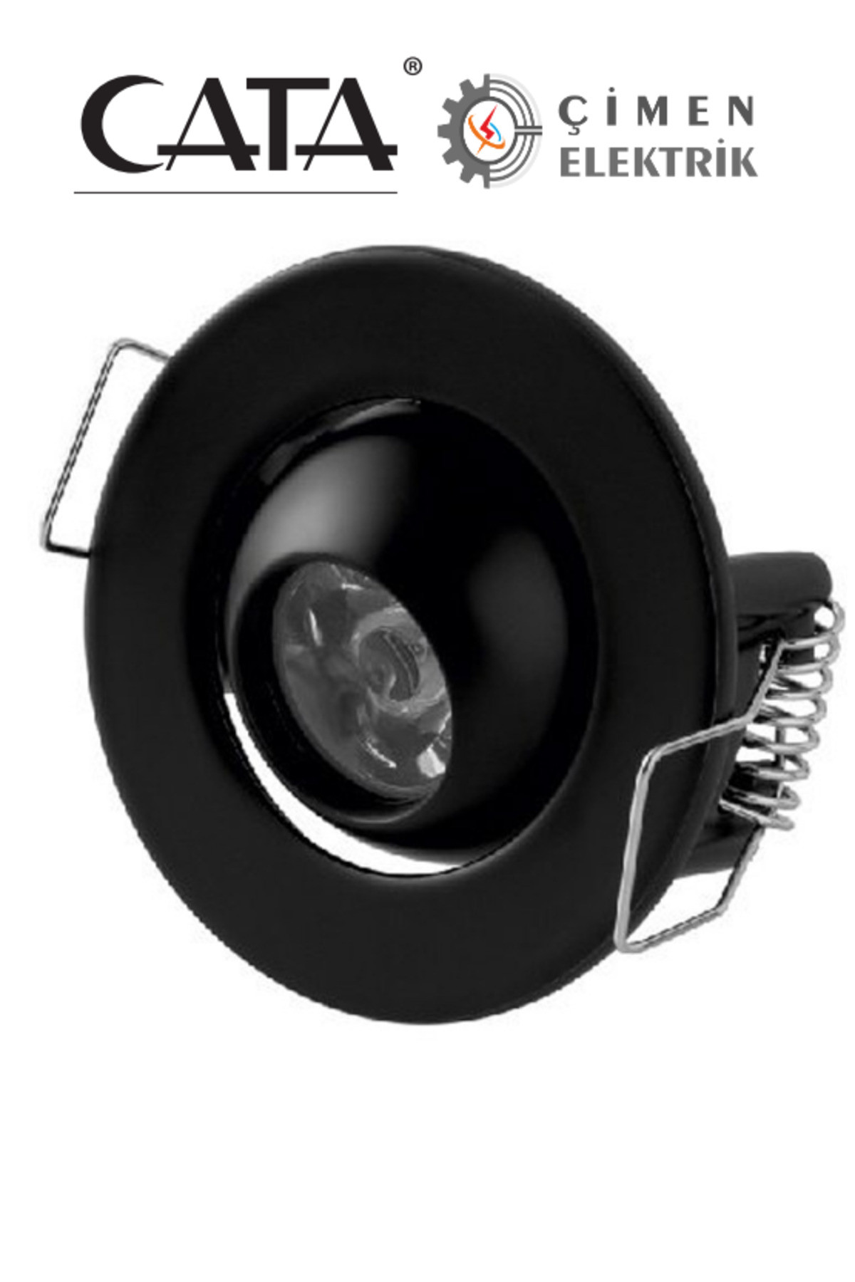 CT 5268 1.5W Siyah Kasa Led Spot 3200K G�n I����