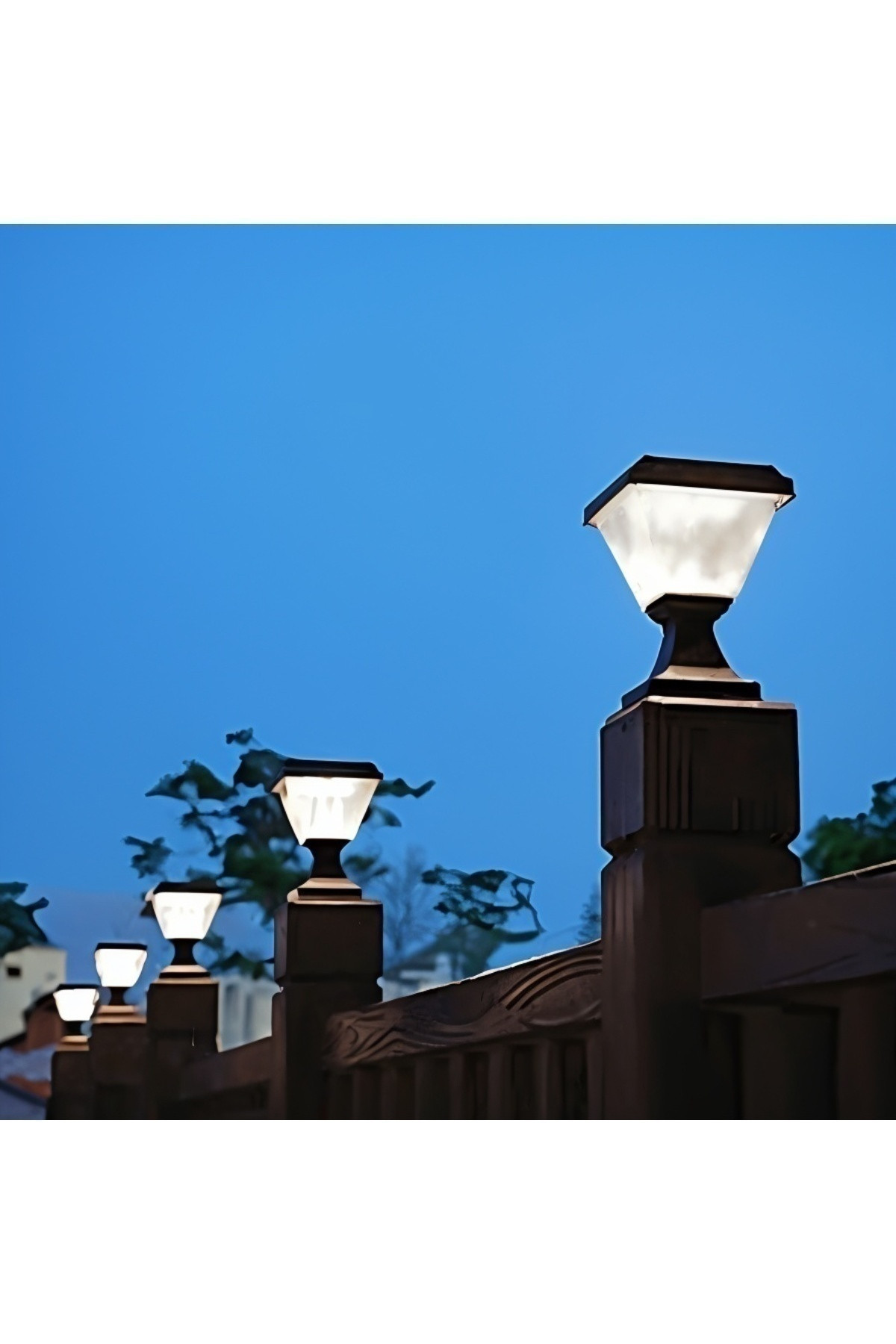 CT-7315 Solar Set �st� Bah�e Armat�r� Beyaz I��k