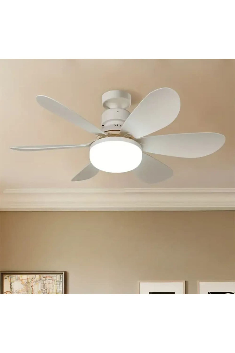 Thumbnail: Lodos Fan LED 62W Kumandalı Işıklı Vantilatör CT-1154