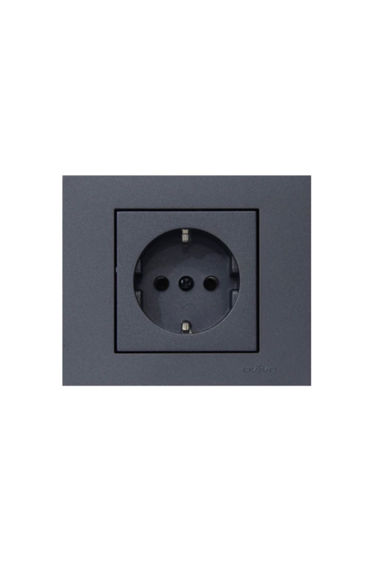 Ovivo Grano F�me Metalik Toprakl� Priz + �er�eve