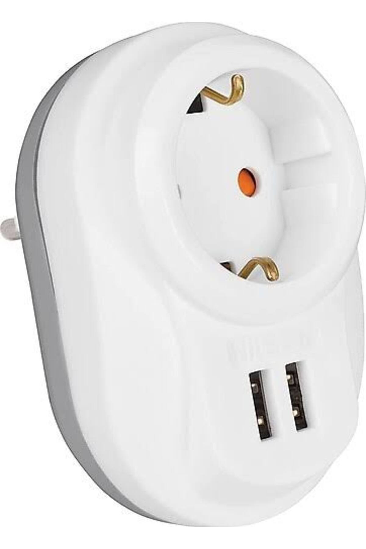 Nilson C Type Ak�m Korumal� Tekli U + C Type Fi� Priz