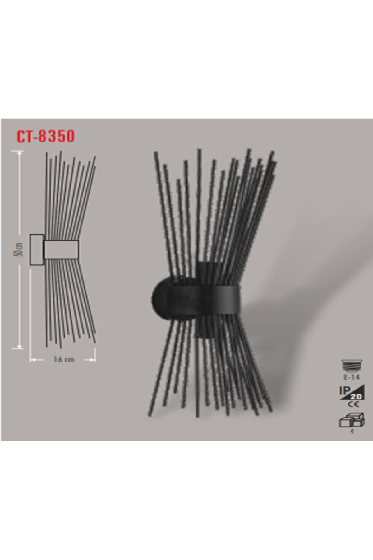Ct-8350 Dekoratif Aplik (AMPULSUZ)