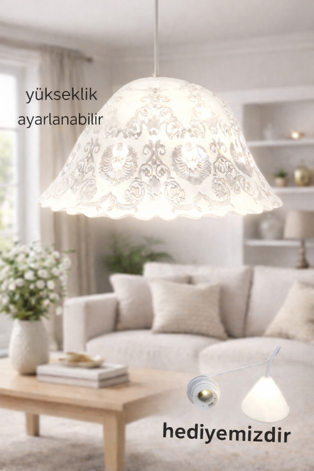 Tekli avize orjinal cam lalem