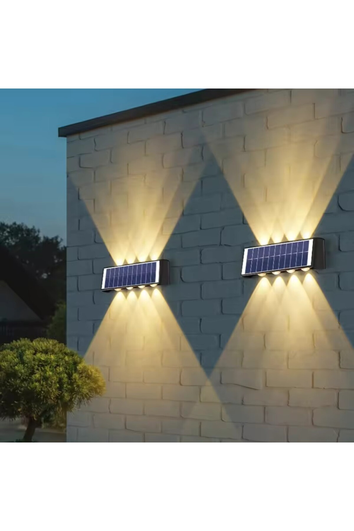 G�ne� Enerjili Led Aplik CT-8010 - Solar Enerjili Bah�e Ayd�nlatma