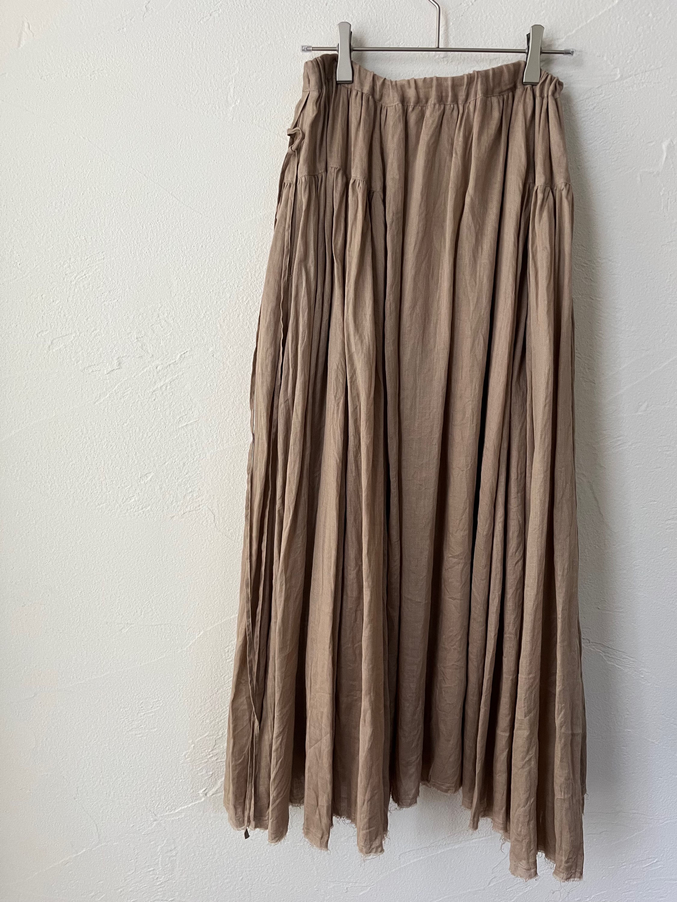 suzuki takayuki / long skirt(linen) A231-17