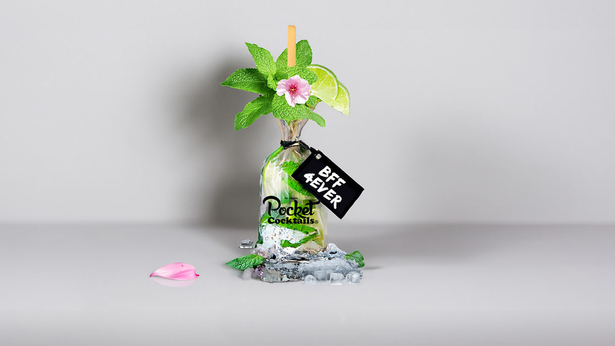 Geschenkidee für beste Freundin: Cocktail Mojito handgemacht in Wien bestellen. Personalisiert als Geschenkidee oder für Geburtstag liefern lassen.