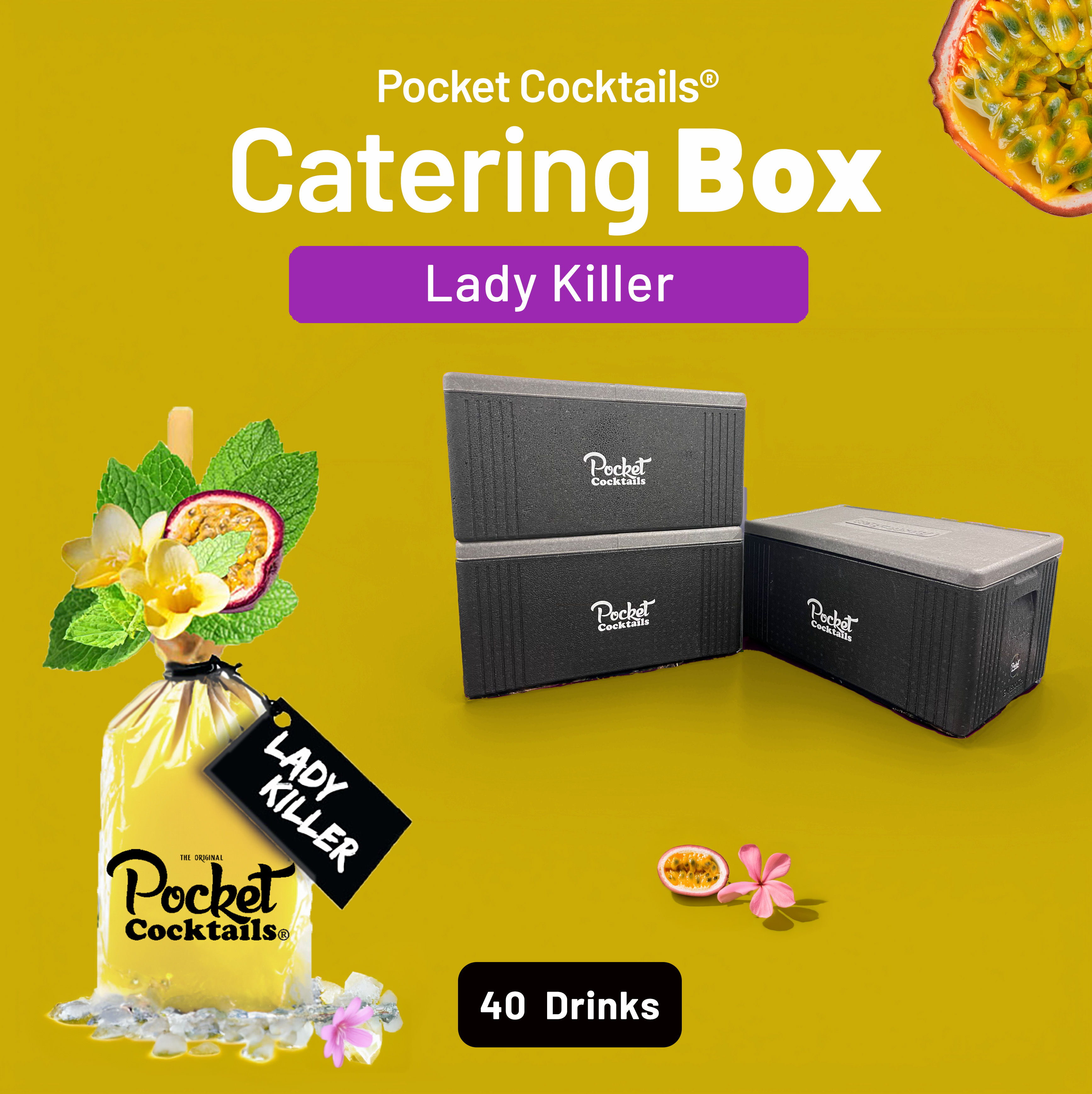 Catering Box Wien: Lady Killer für Firmenevent und Weihnachtsfeier bestellen | Pocket Cocktails
