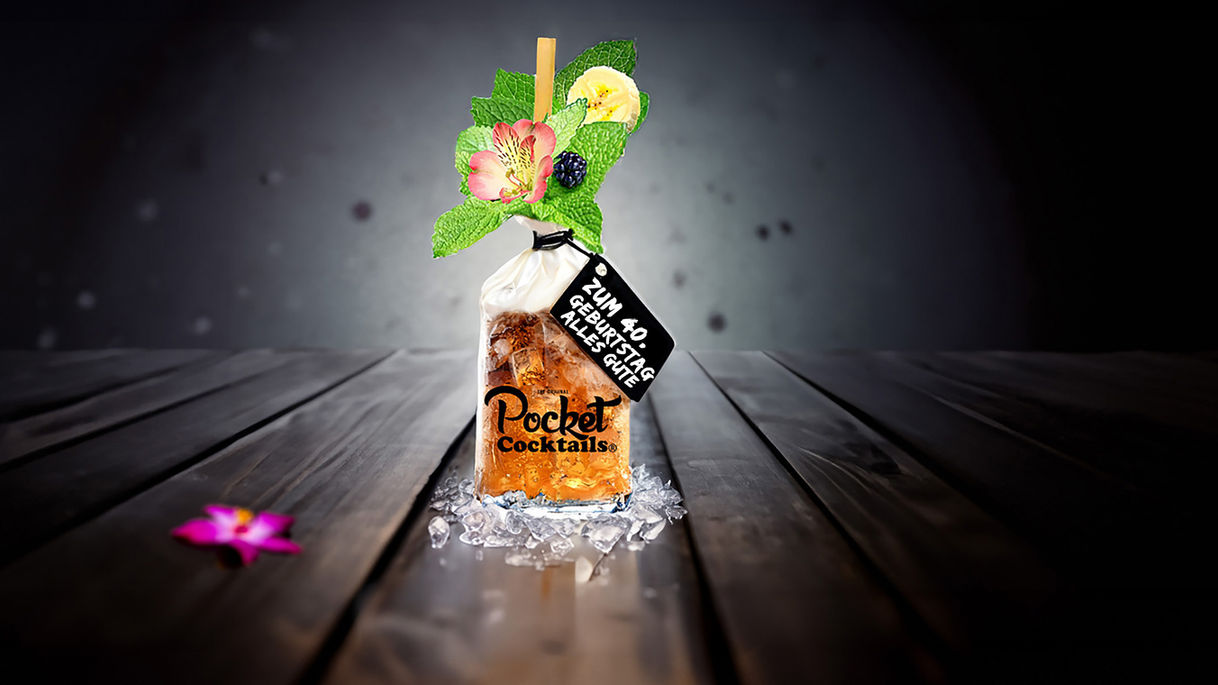 Geburtstag 40 - Geschenk für Männer - Handgemachte Cocktails liefern lassen | Pocket Cocktails