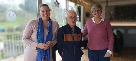 Pascale JULES, André PERRET et Ginette BOSSE