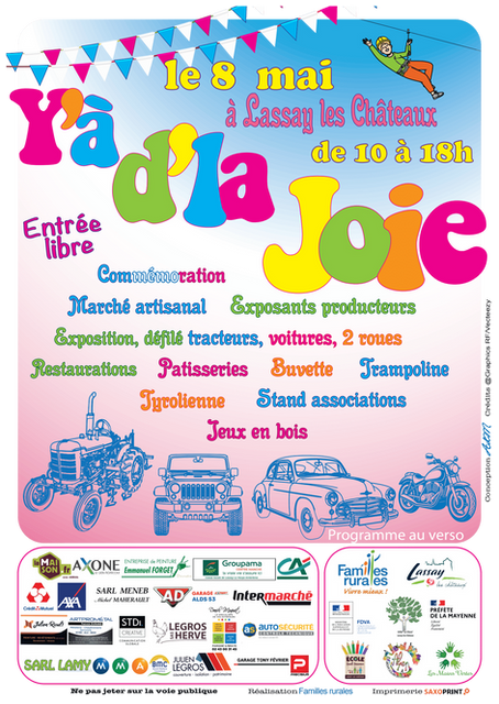 “Y’a d’la Joie” : une journée festive à Lassay‑les‑Châteaux – 8 mai 2026