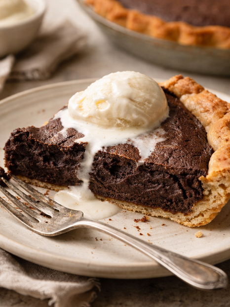 Molten Chocolate Cream Pie