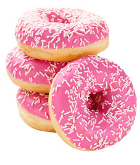 grain free pink donuts