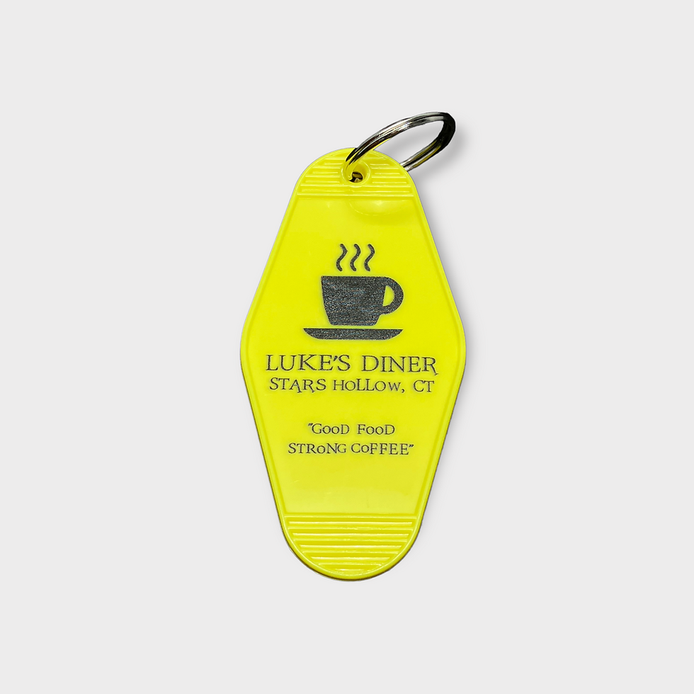 Thumbnail: Gilmore Girl's inspired Luke's Diner keytag