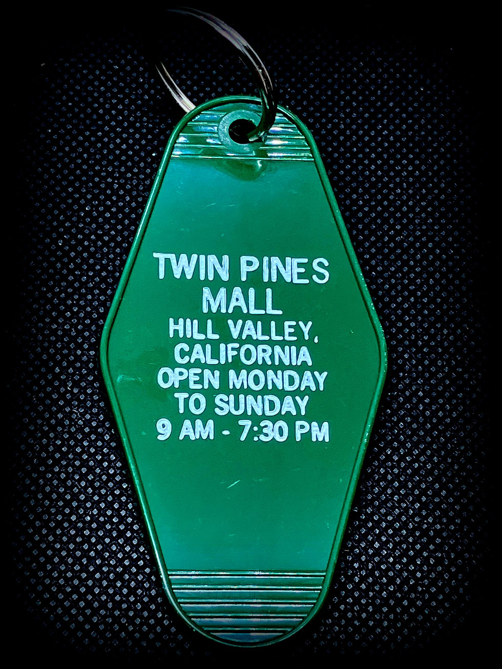 Thumbnail: Twin Pines Mall promotional key tag Back to the future inspired