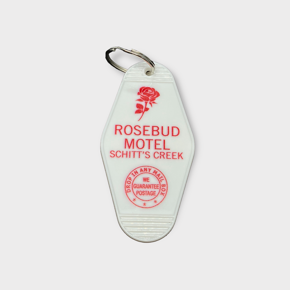 Thumbnail: Schitt’s Creek Coaster inspired rosebud motel