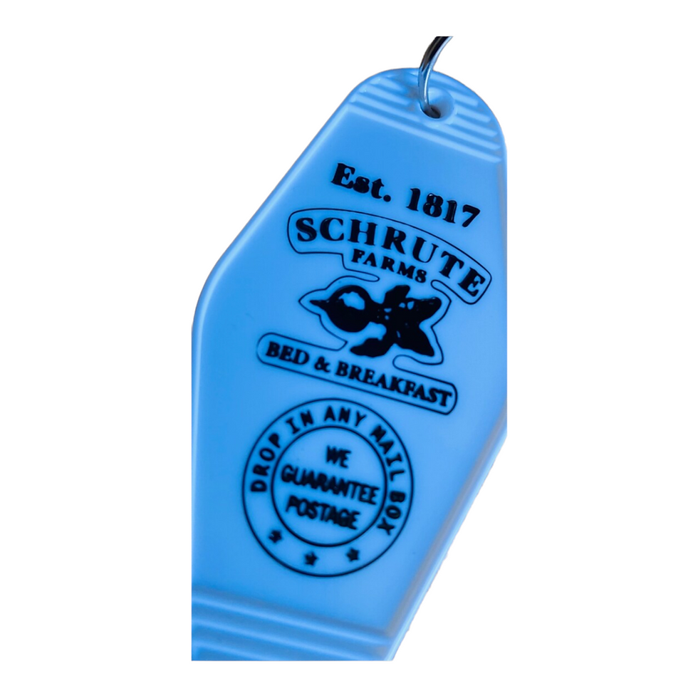 Thumbnail: THE OFFICE inspired Schrute Farms keytag