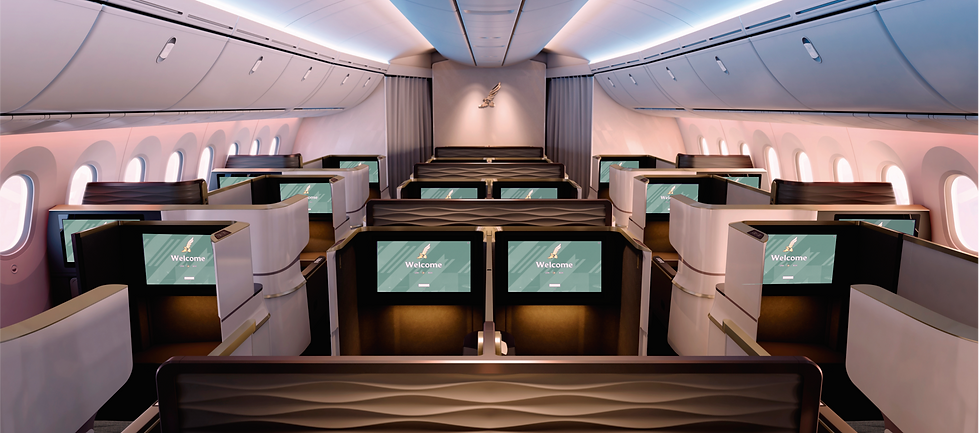 ZONA ASHIRA EN UN AVIÓN GULFAIR