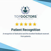 TopDoctors 5-star patient review recognition widget