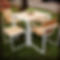 Table 1040 laquée blanc Aywiers
