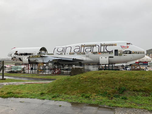 Virgin Boeing 747 - 'Ladybird' G-VAST tail skin section | Aerotiques