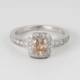 Bague en or gris "Eternity"