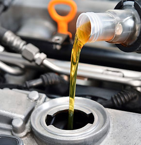 Engine Oil Pouring