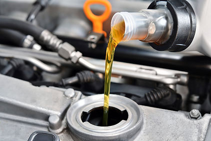 Engine Oil Pouring