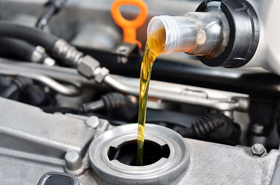Engine Oil Pouring